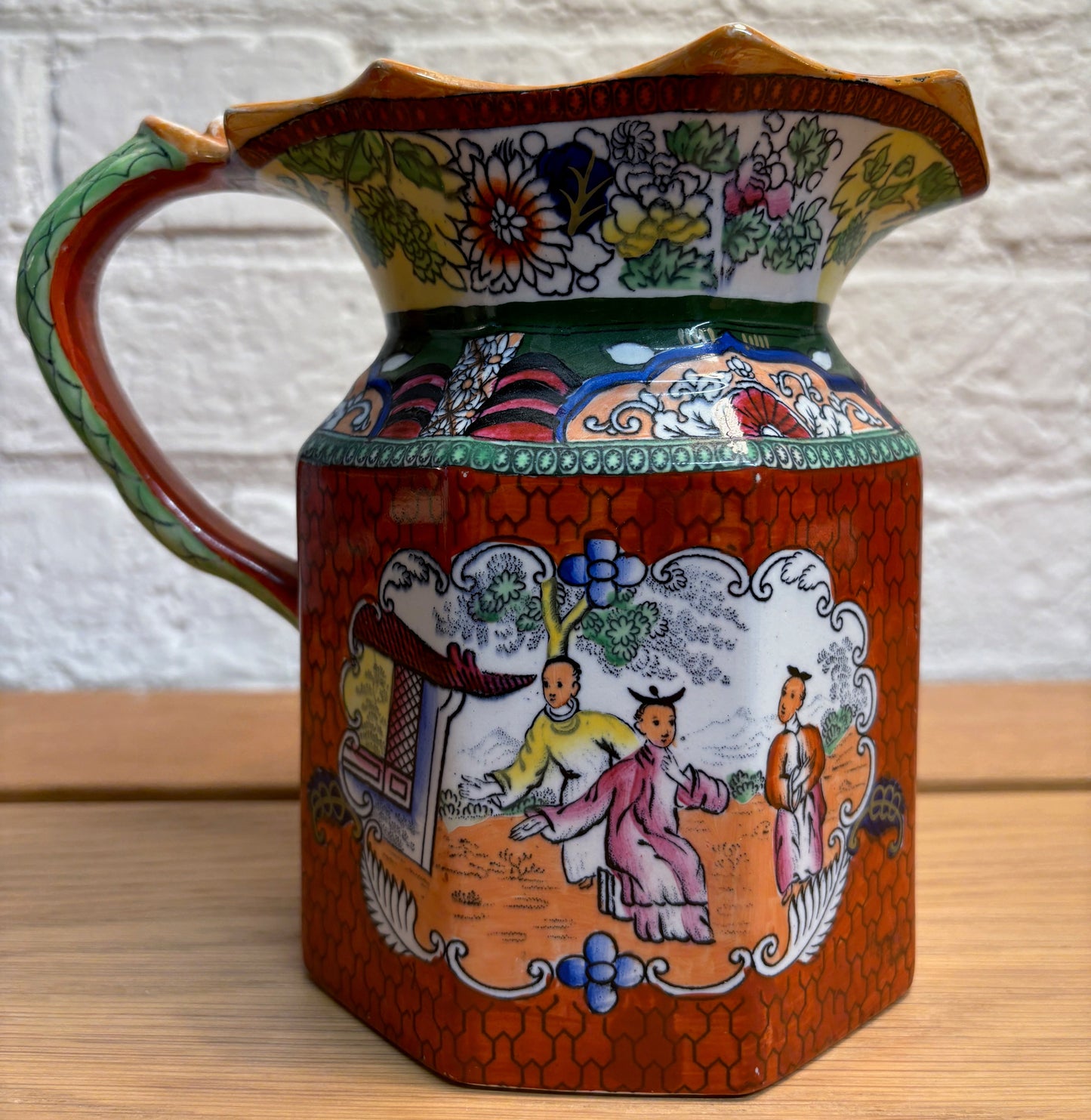 Mason’s Patent Ironstone China – Chinoiserie Panel Jug