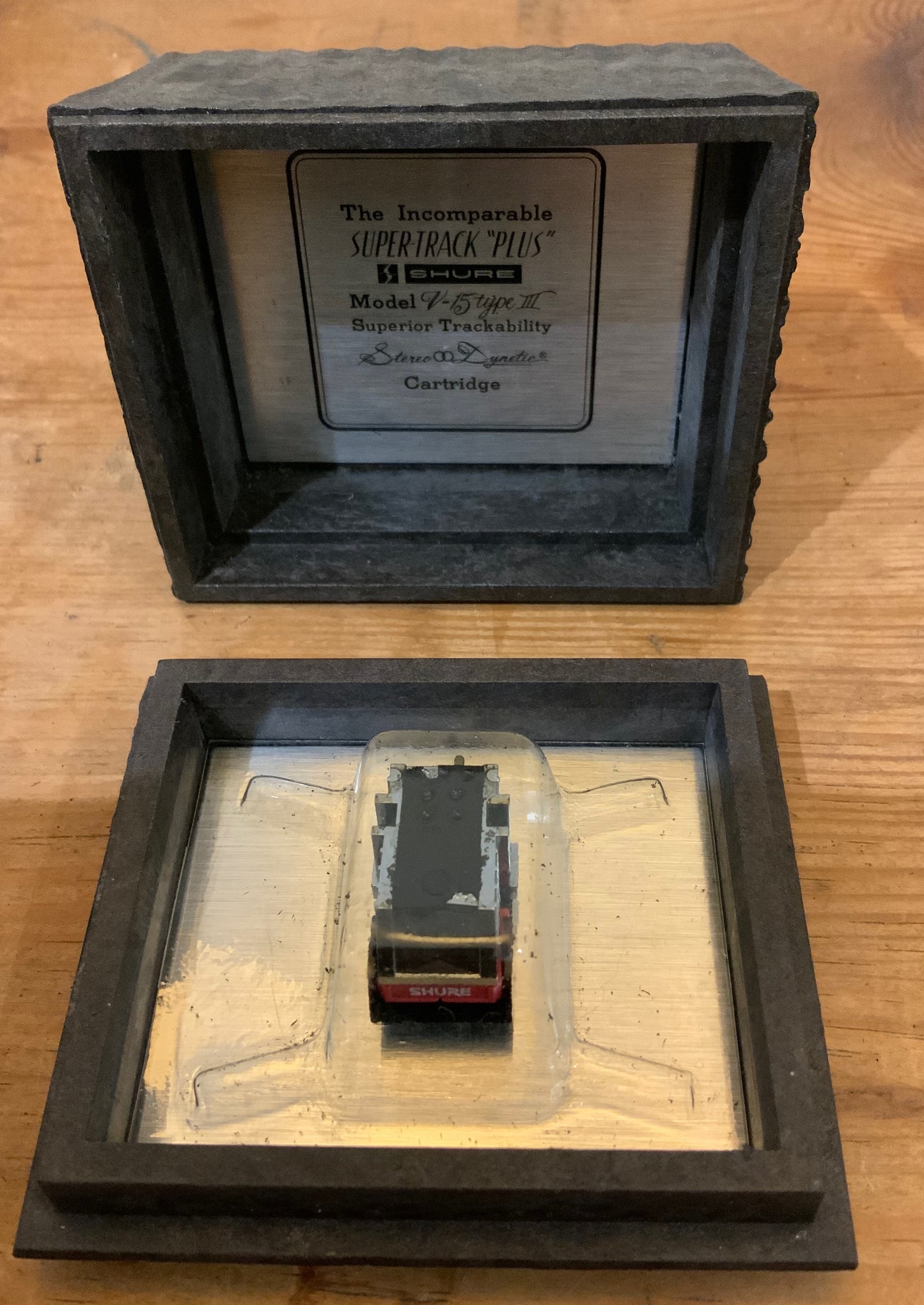 Boxed Shure V-15 Type III Super Track Plus + VN35MR stylus