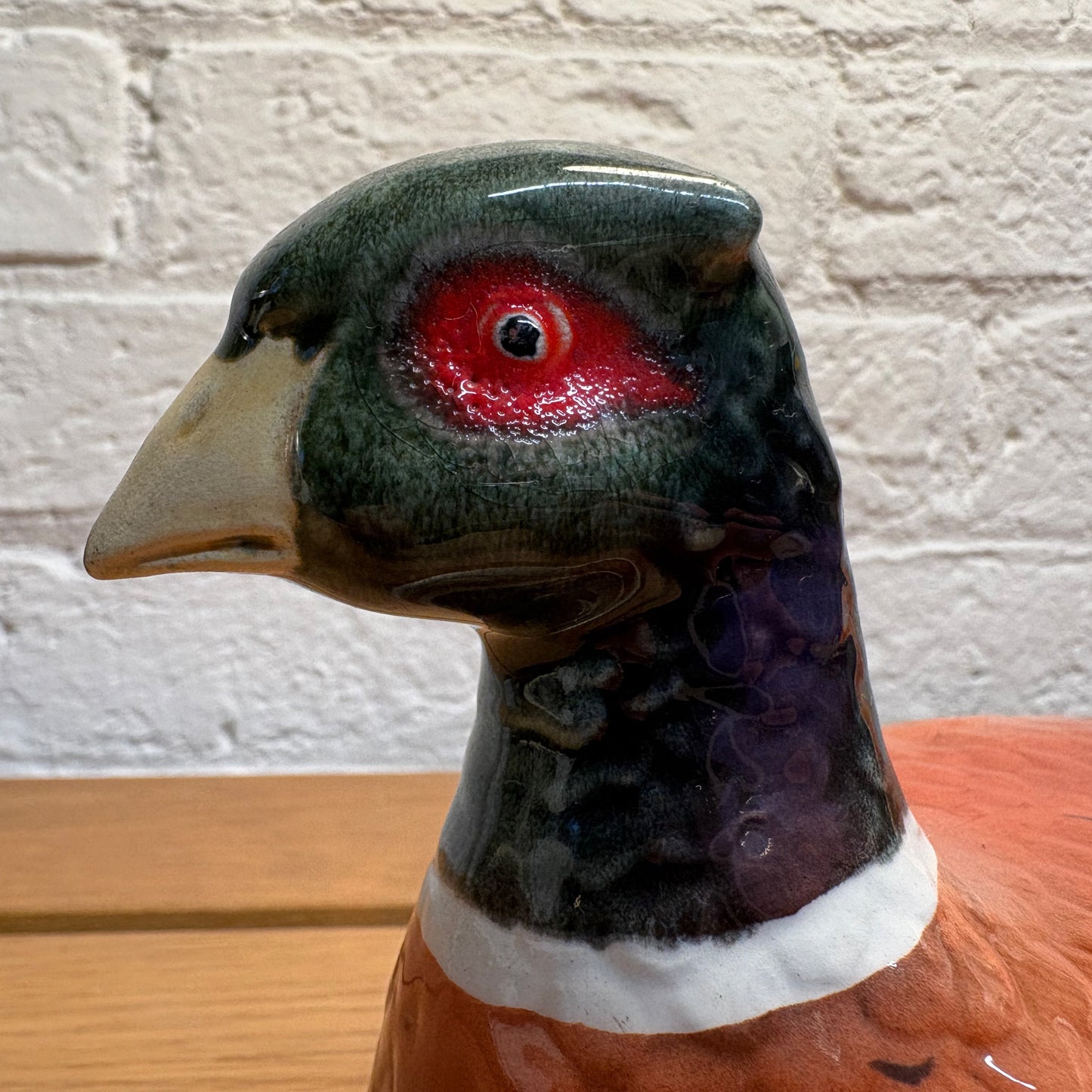 Michel Caugant French faïence Pheasant Terrine dish