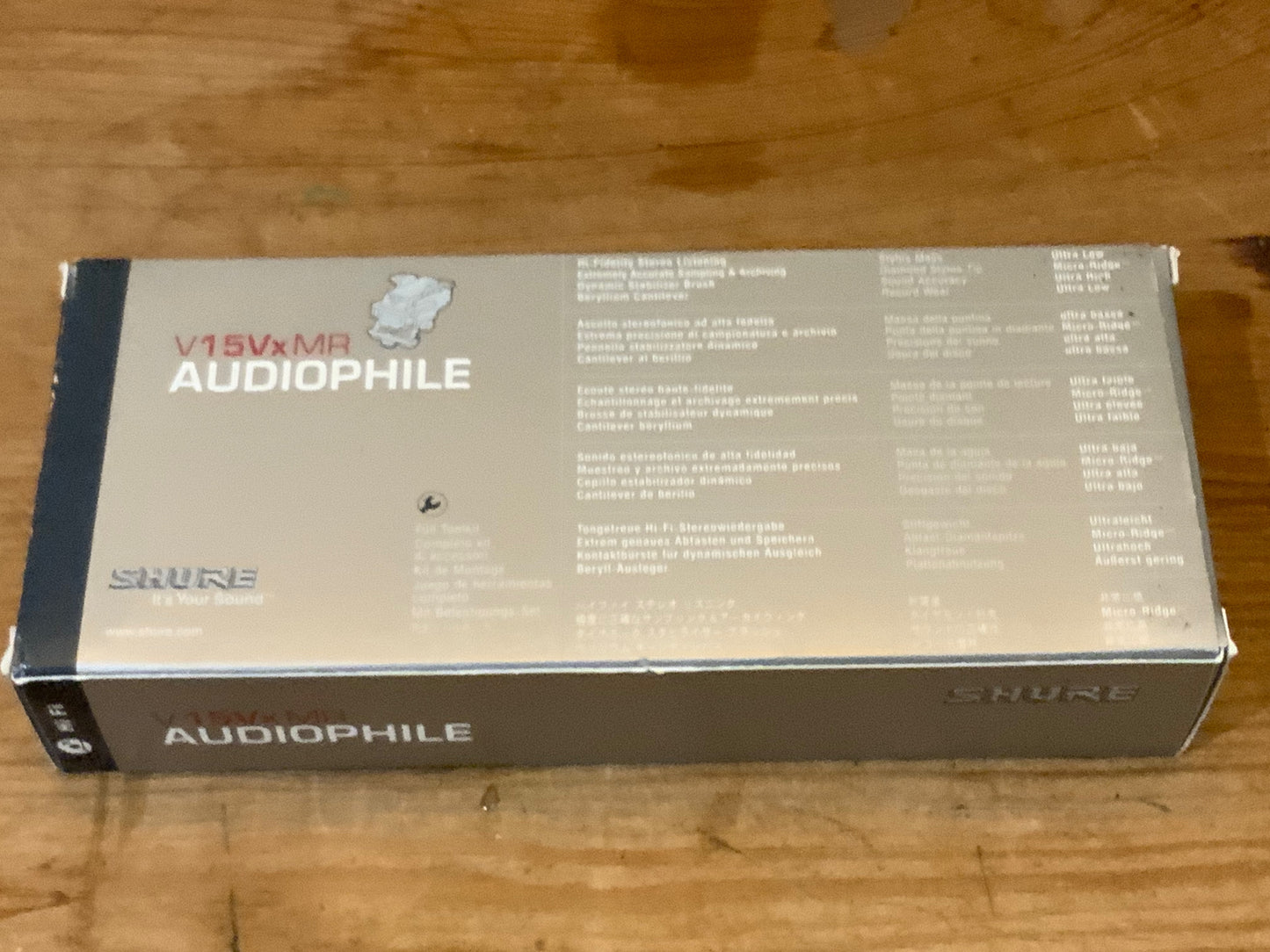 Share Shure V15VxMR Audiophile MM Cartridge – MR Stylus, NOS/Open Box + Toolkit