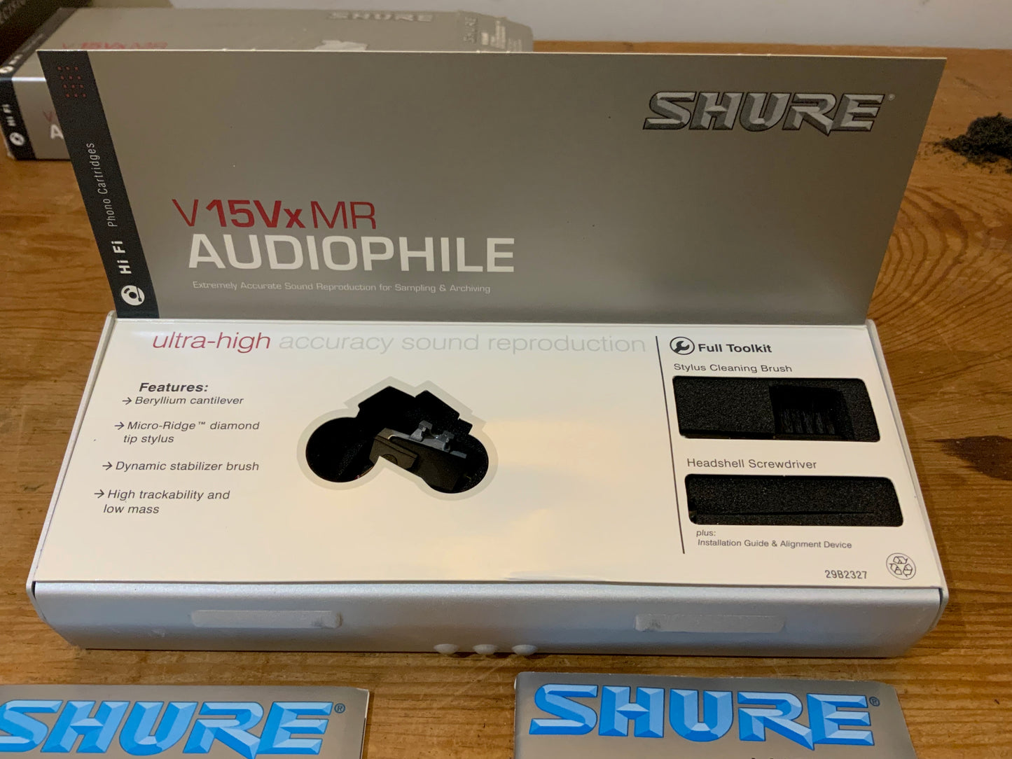 Share Shure V15VxMR Audiophile MM Cartridge – MR Stylus, NOS/Open Box + Toolkit