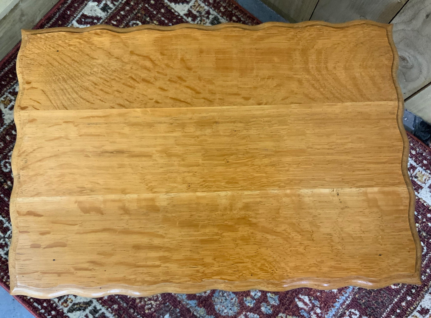Light Oak Barley Twist Side Table
