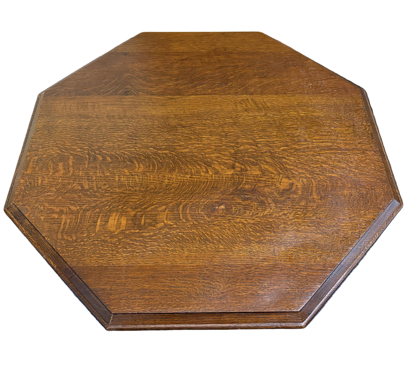 Edwardian Arts & Crafts Oak Octagonal Coffee Table