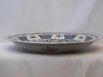 Large Wucai Dragon & Phoenix Charger – six-character Kangxi mark (20thC tribute piece)