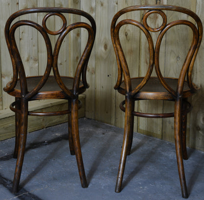 Pair Thonet Bentwood Angel Chairs - Design No. 19