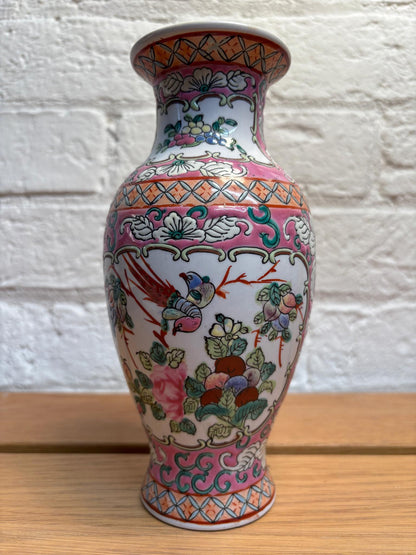 Chinese famille-rose porcelain vase