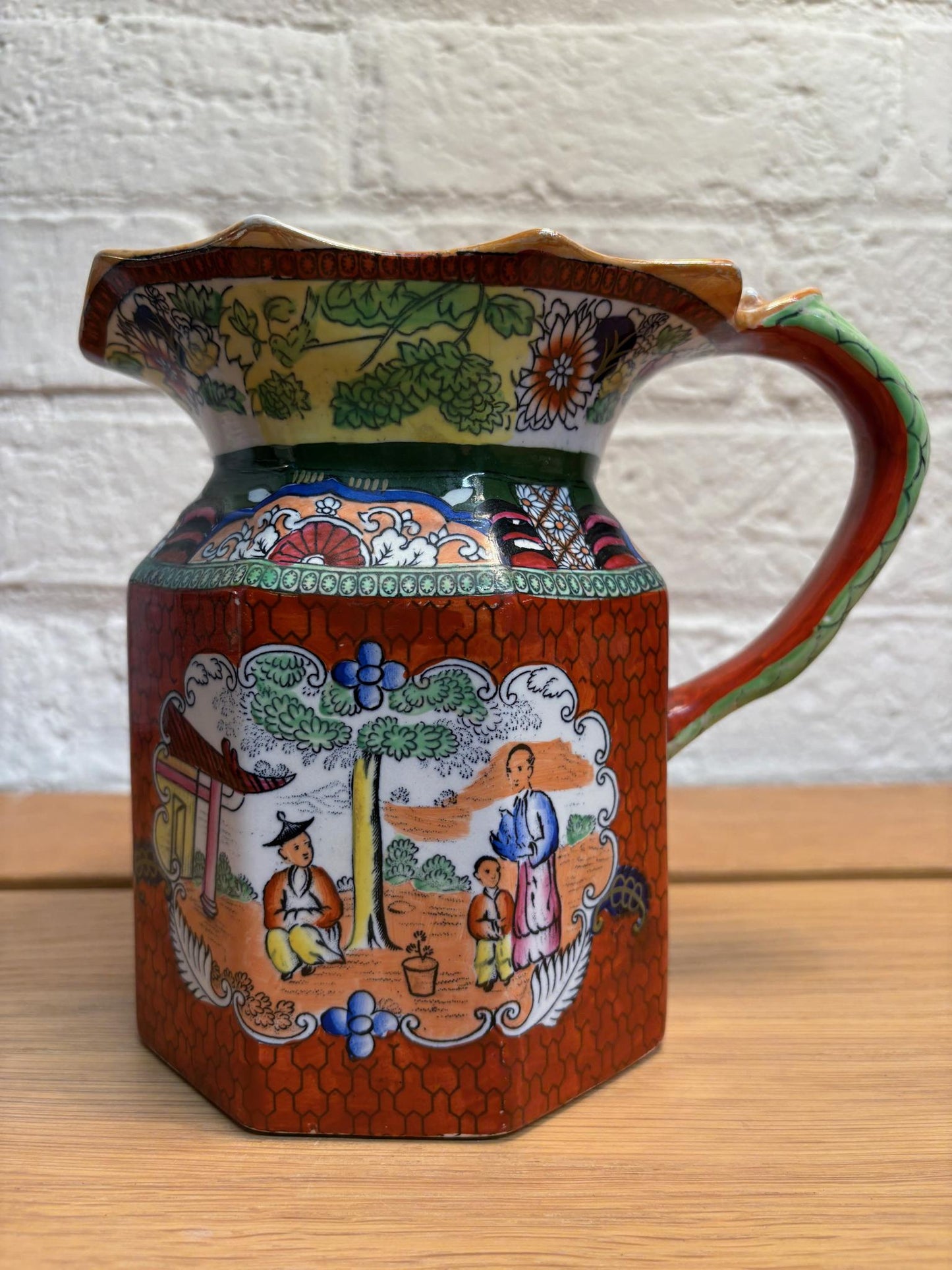 Mason’s Patent Ironstone China – Chinoiserie Panel Jug