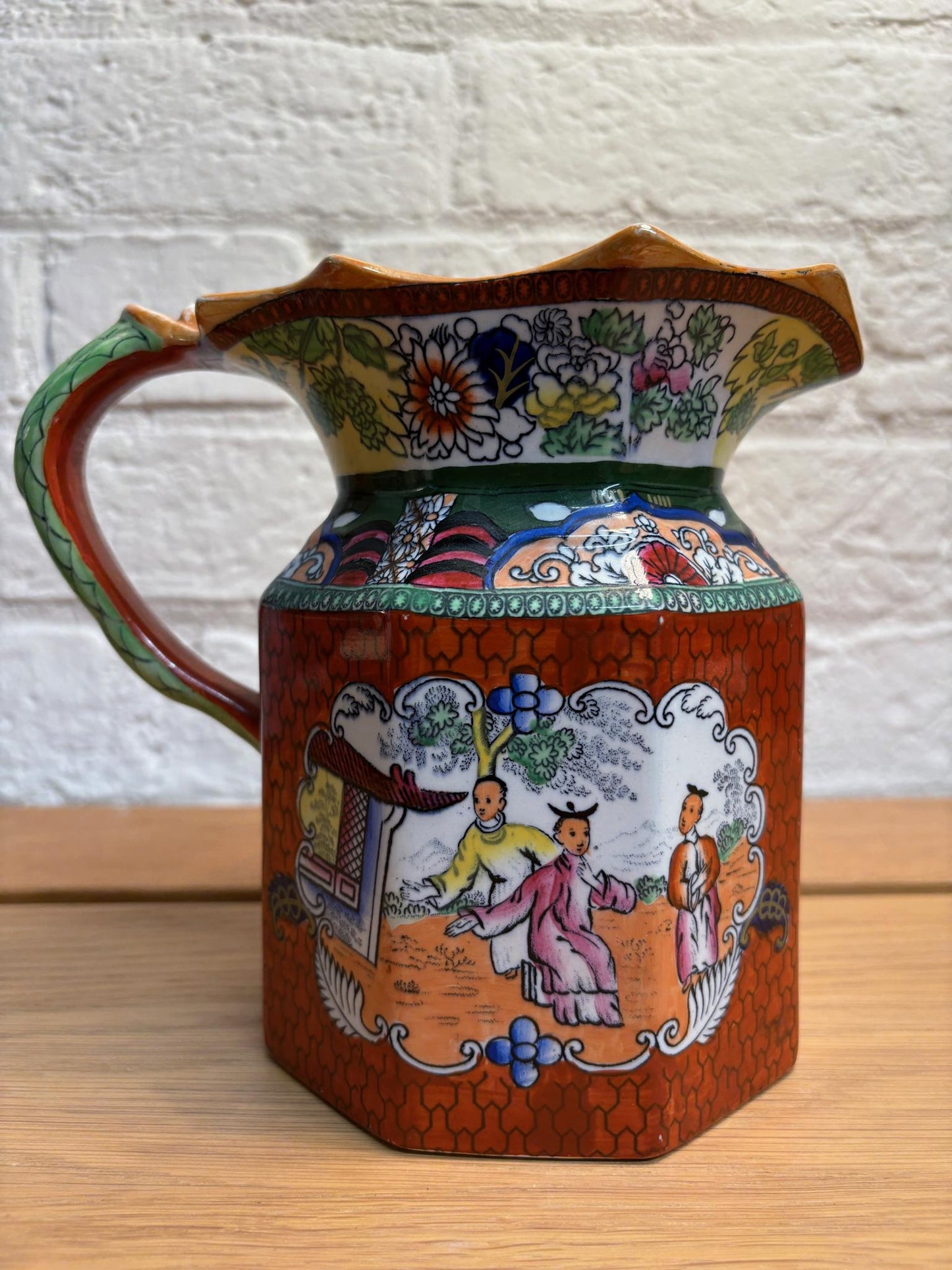 Mason’s Patent Ironstone China – Chinoiserie Panel Jug