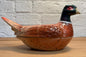 Michel Caugant French faïence Pheasant Terrine dish