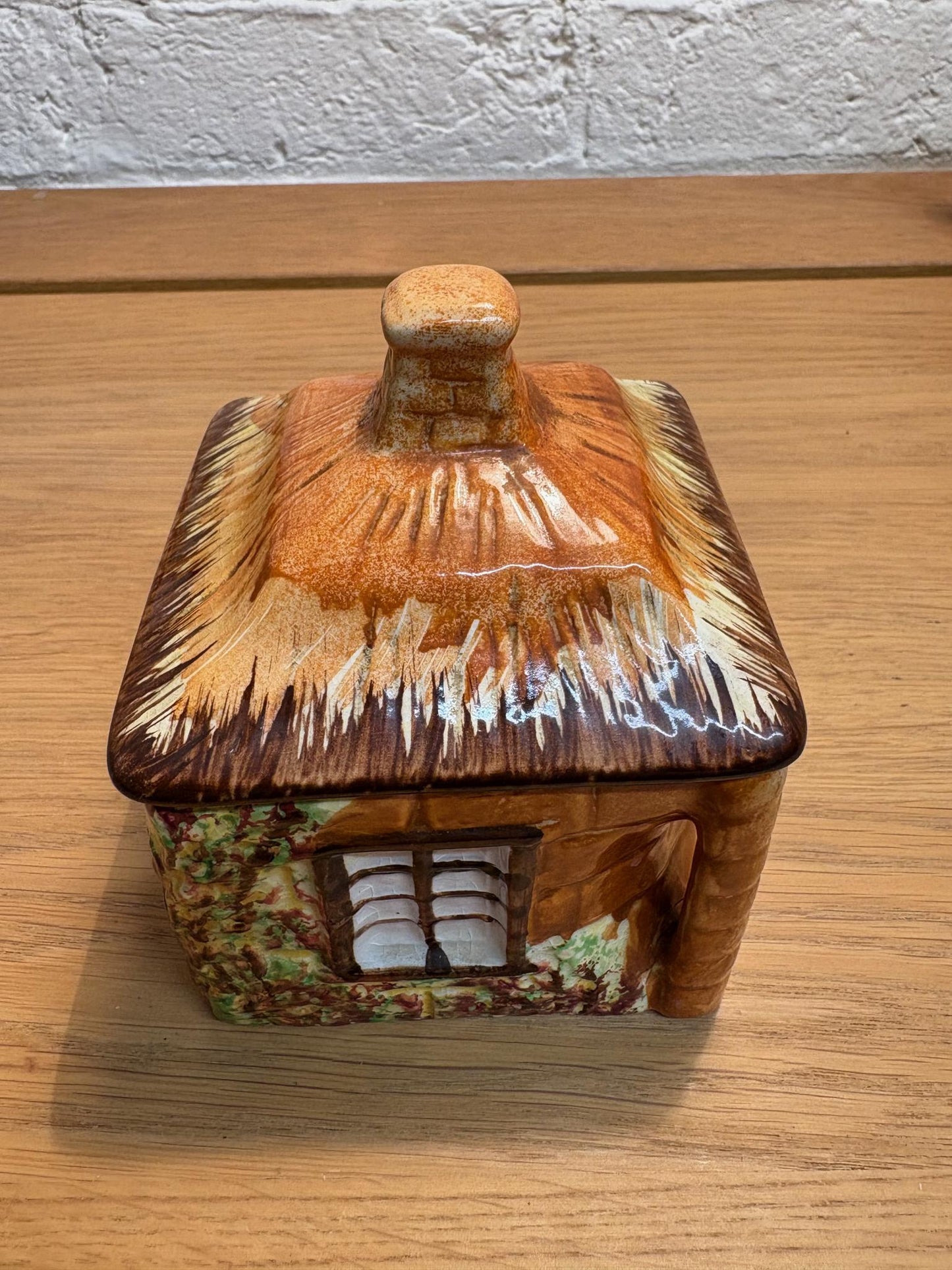 Vintage Price Kensington “Cottage Ware” Four‑Piece Tea Service – Teapot, Sugar, Butter Dish & Milk Jug, c.1938–50s