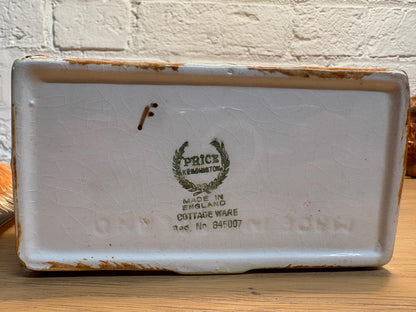 Vintage Price Kensington “Cottage Ware” Four‑Piece Tea Service – Teapot, Sugar, Butter Dish & Milk Jug, c.1938–50s