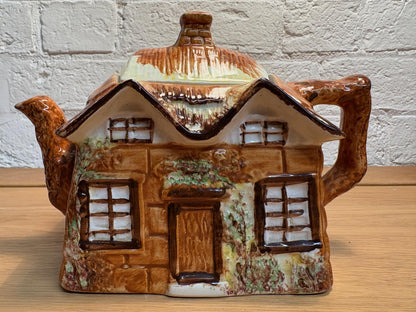 Vintage Price Kensington “Cottage Ware” Four‑Piece Tea Service – Teapot, Sugar, Butter Dish & Milk Jug, c.1938–50s