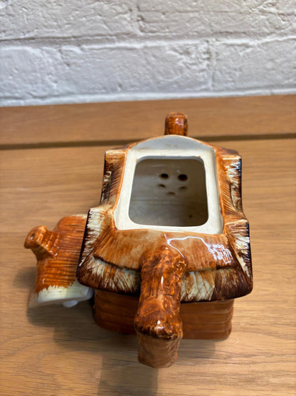 Vintage Price Kensington “Cottage Ware” Four‑Piece Tea Service – Teapot, Sugar, Butter Dish & Milk Jug, c.1938–50s