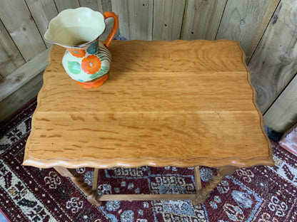 Light Oak Barley Twist Side Table