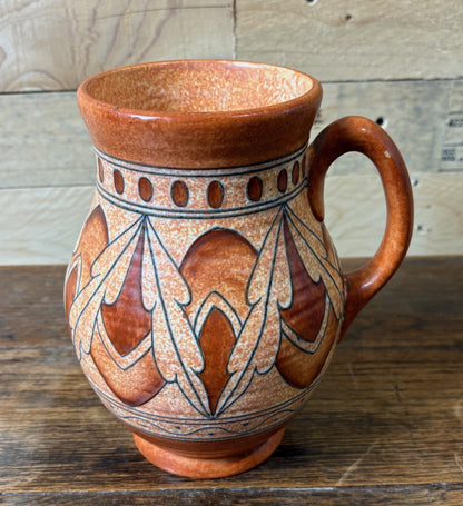 Charlotte Rhead for Crown Ducal “Lotus Leaves” Tube‑Lined Vase