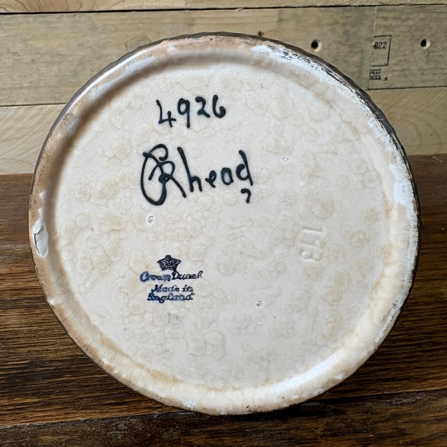 Charlotte Rhead for Crown Ducal Tube‑Lined Handled Vase, Pattern 4926