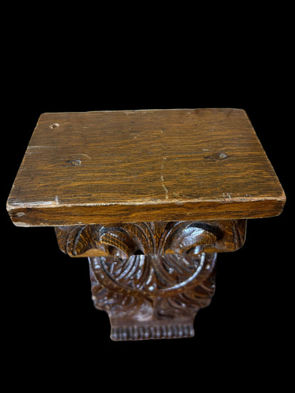 Set of 18th-Century Carved Oak Herm Mounts and Corbels