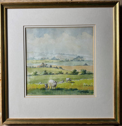 David Brookes, “Cotswolds” – Original Watercolour