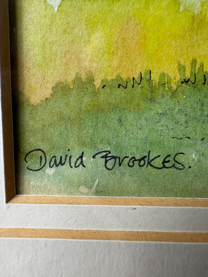 David Brookes, “Cotswolds” – Original Watercolour