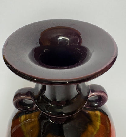 1970s Hutschenreuther West Germany ‘Vulkan-Feuer’ Lava Glaze Vase
